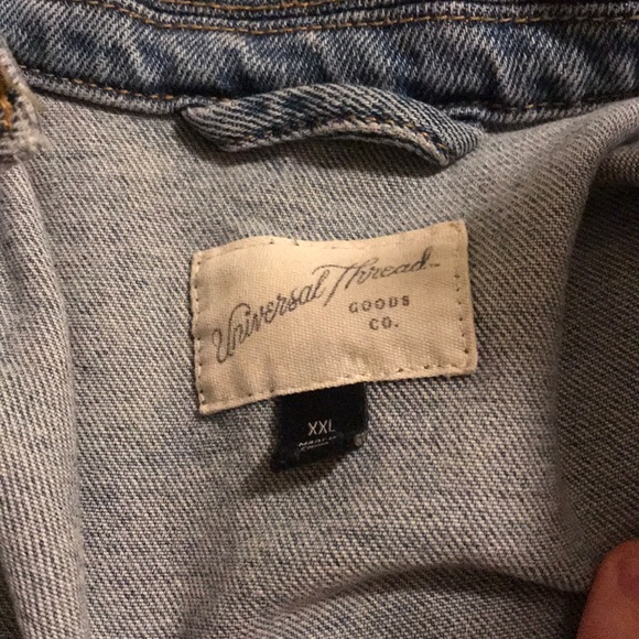 Embroidered denim jacket - Picture 2 of 3